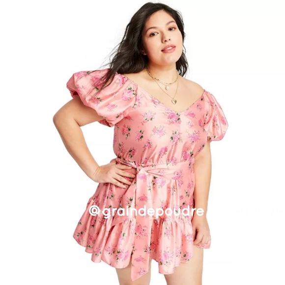 LoveShackFancy Target Celine Puff Sleeve Minidress - Picture 3 of 9